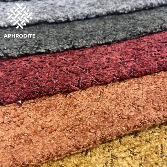 Upholstery Fabric APHRODITE Velour - Beige