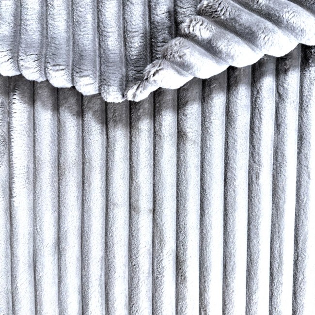 Upholstery Fabric TILIA Velour - Light Gray