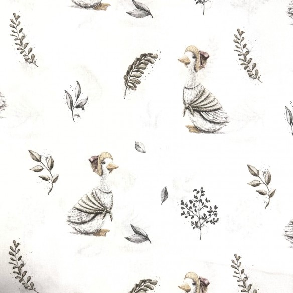 Cotton Fabric - Geese
