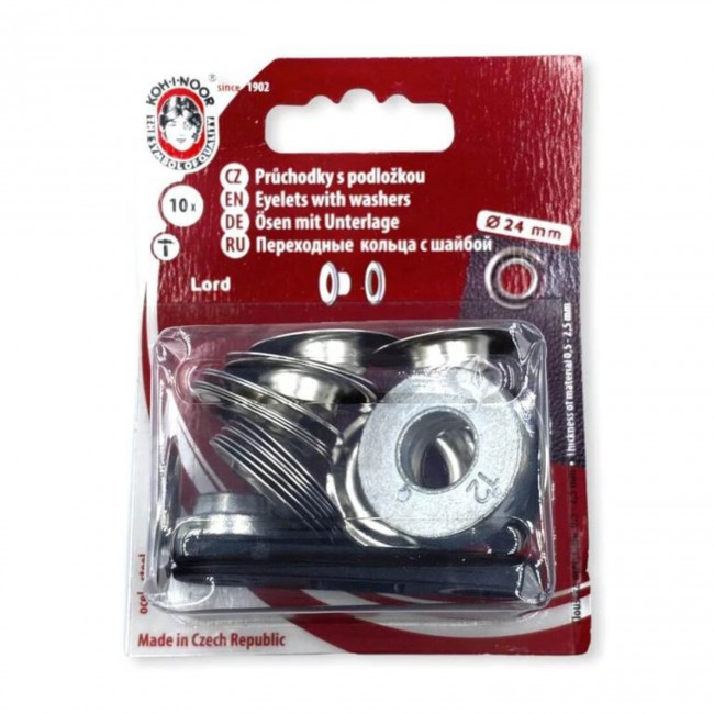 Eyelets with washers 12 - 24 mm -...