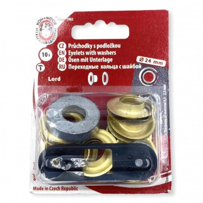 Eyelets with washers 12 - 24 mm -...