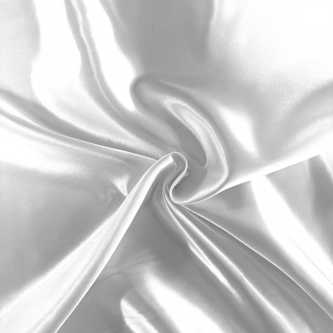 Satin Fabric - White
