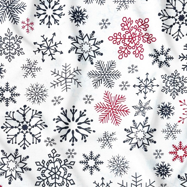 Cotton Fabric - Christmas Snowflakes...