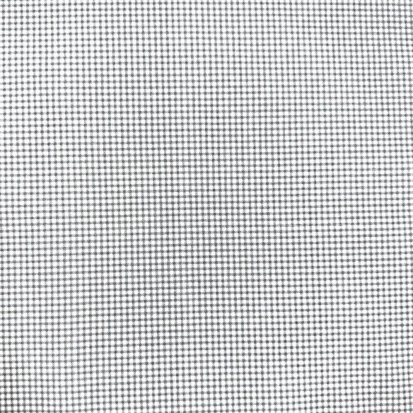 Cotton Fabric - Small Checkered pattern, Gray