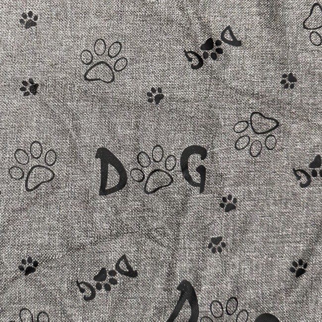 Water Resistant Fabric Oxford - DOGGY Gray