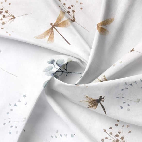 Cotton Fabric - Dragonfly