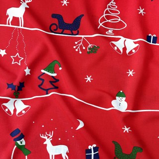 Christmas pattern fabric - print your own Christmas fabric! - CottonBee blog