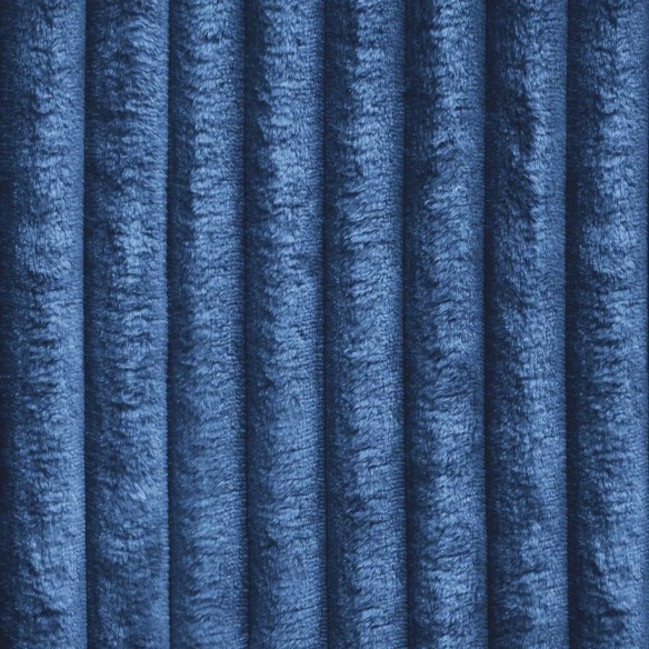 Upholstery Fabric TILIA Velour - Navy Blue