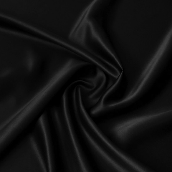BLACKOUT curtain fabric - Black