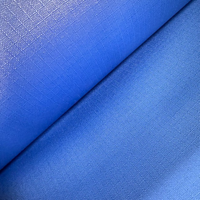 Voděodolná tkanina RIPSTOP PU Modrá