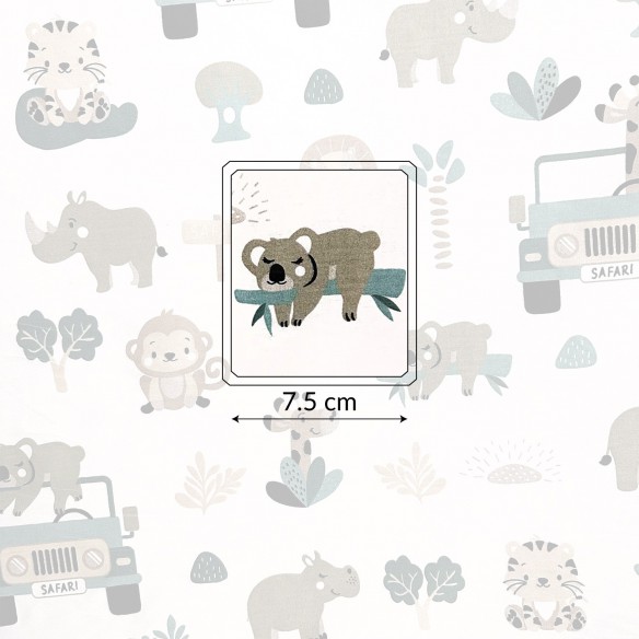 Bavlnená látka - Baby Safari