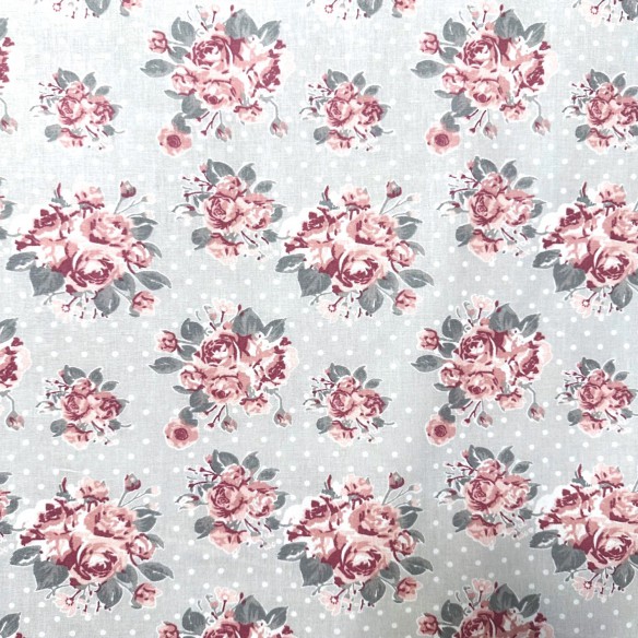 Cotton Fabric - Bouquet of Roses