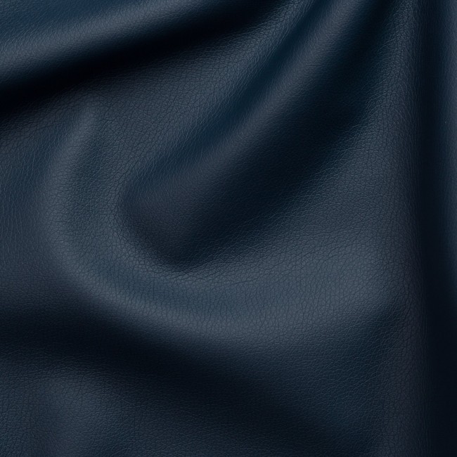Upholstery Fabric PU Leather - Navy Blue