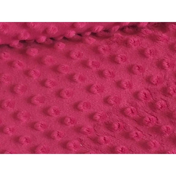 Minky Fabric - Raspberry 350 g