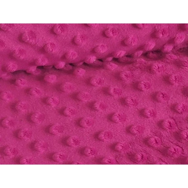 Minky Fabric - Dark Pink 350 g