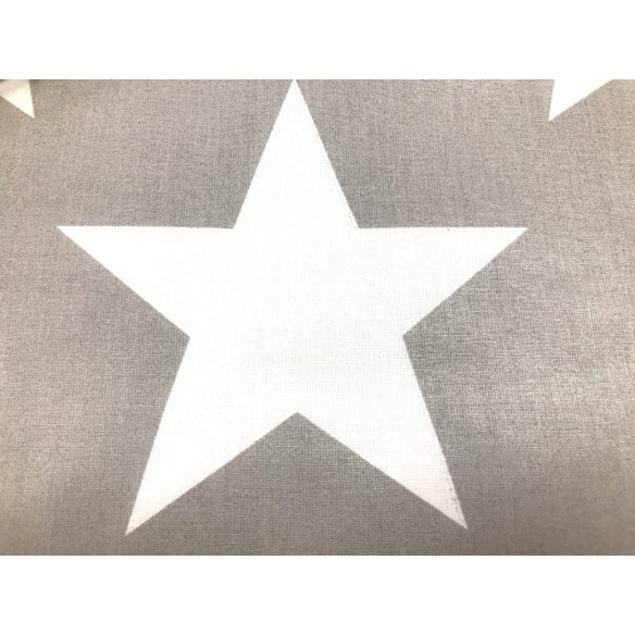 Cotton Fabric - White Star
