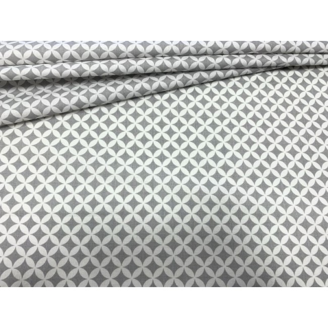 Cotton Fabric - Tiny Morocco Grey