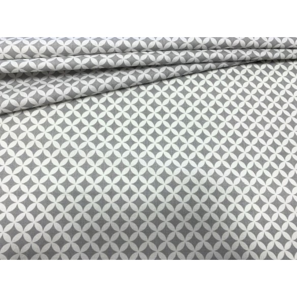 Cotton Fabric - Tiny Morocco Grey