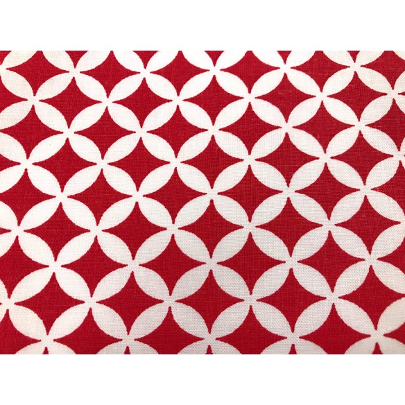 Cotton Fabric - Tiny Morocco Red