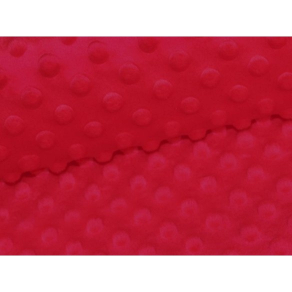 Minky Fabric - Red 350 g