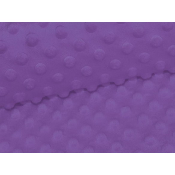 Minky stof - Donker violet 350 g