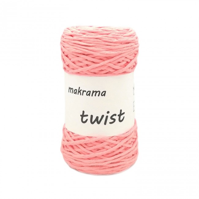 Macrame String Twist 300 g / 100 RM - Salmon Pink