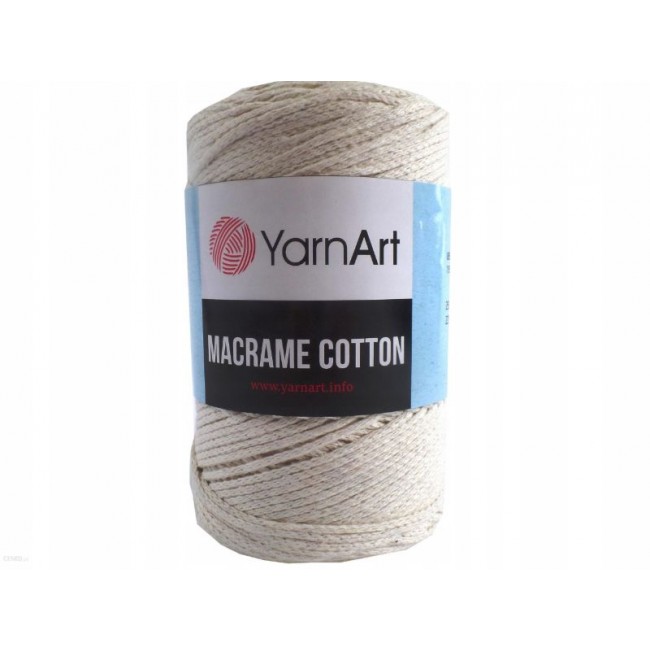 YarnArt Macrame Cotton 2 mm 225 RM - Ecru 752