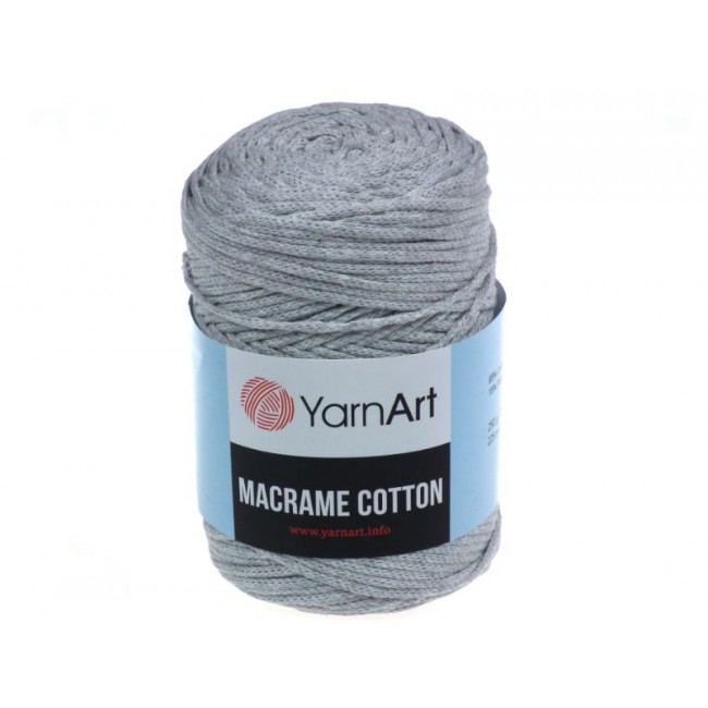 YarnArt Macrame Cotton 2 mm 225 RM - Gray 756