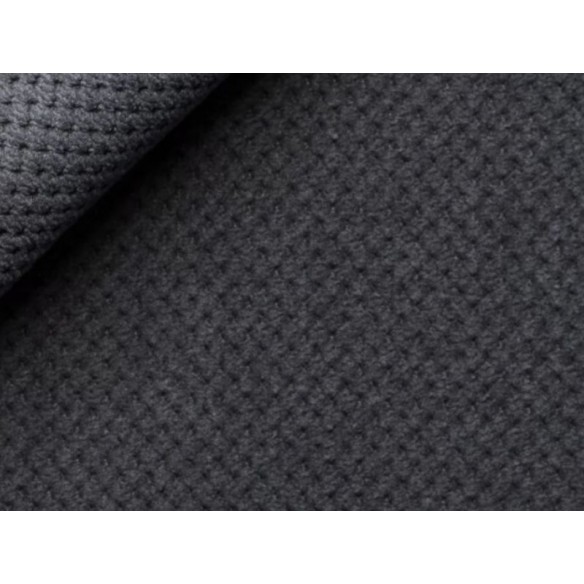 Upholstery Fabric Dot Velour - Dark Gray