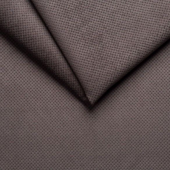 Upholstery Fabric Dot Velour - Grizzly
