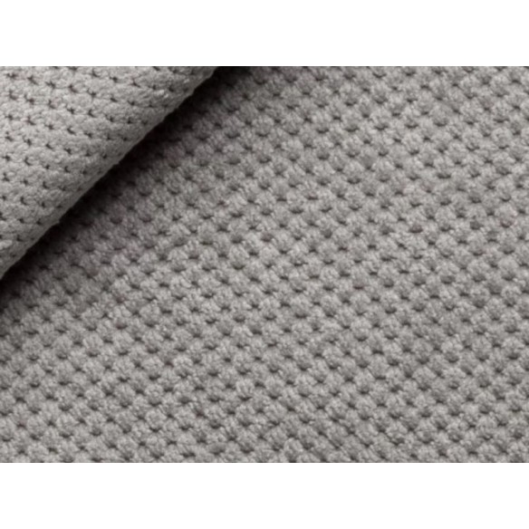 Upholstery Fabric Dot Velour - Silver