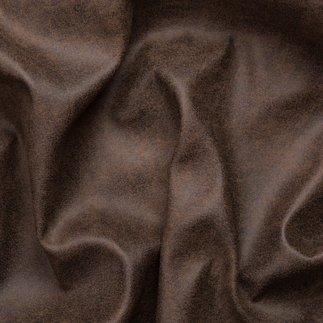 Upholstery Fabric Atlanta Leather Imitation - Dark Brown