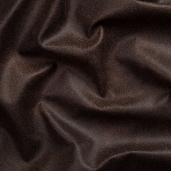 Upholstery Fabric Ranger Leather Imitation - Dark Brown