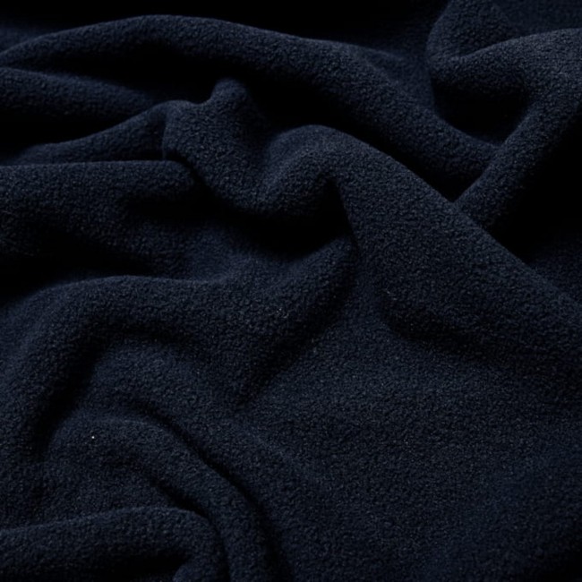 Knitted Fabric Polar Fleece - Navy Blue