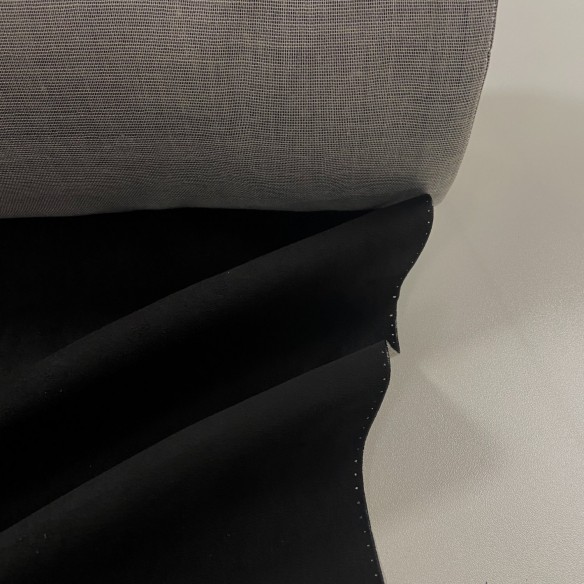Upholstery Fabric Nubuck - Black
