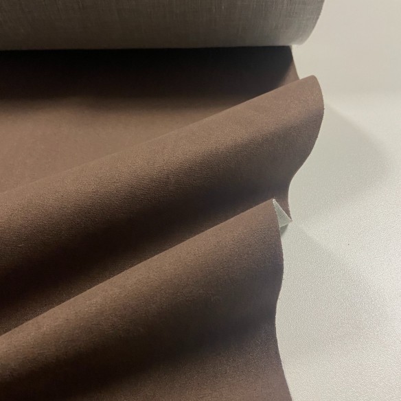 Upholstery Fabric Nubuck - Chocolate