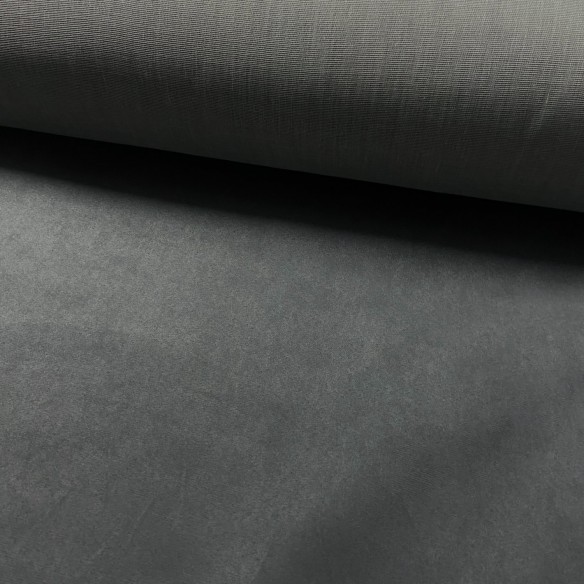 Upholstery Fabric Nubuck - Dark Gray