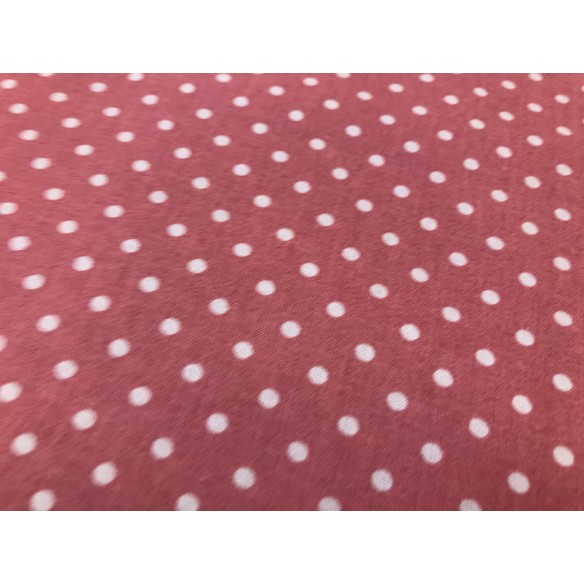 Cotton Fabric - Dirty Pink Small Dots