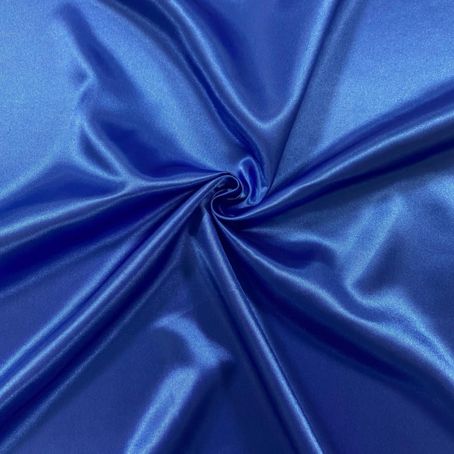 Satin Fabric - Cornflower Blue