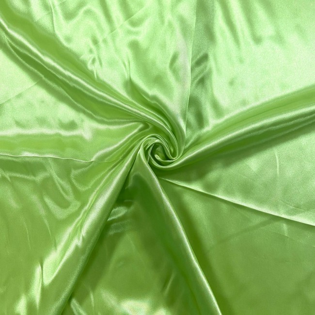 Satin Fabric - Light Green