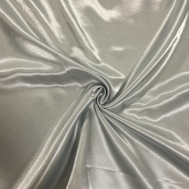 Satin Fabric - Silver Sage