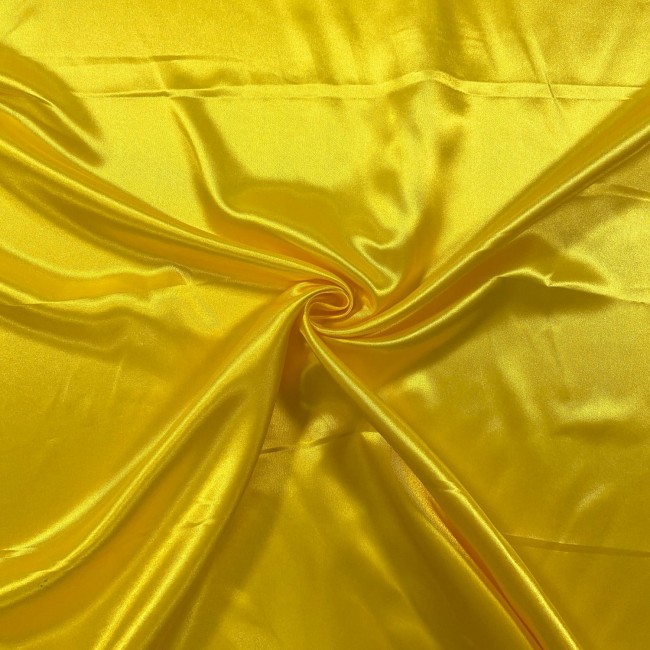 Satin Fabric - Yellow