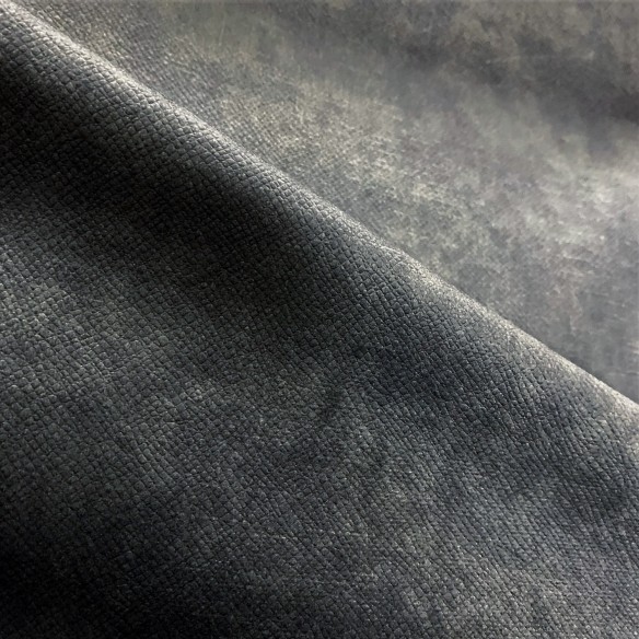 Upholstery Fabric Terra Velour - Dark Grey