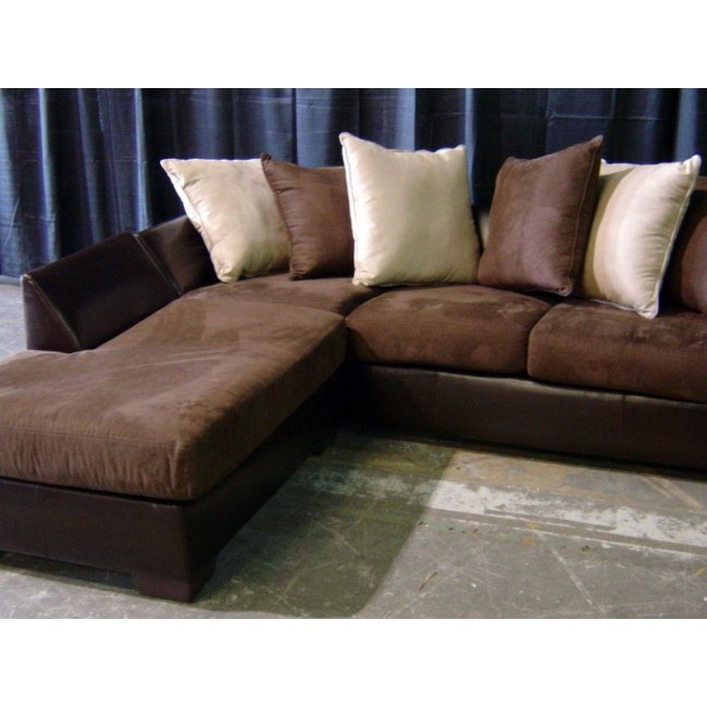 Camel deals microfiber sofa