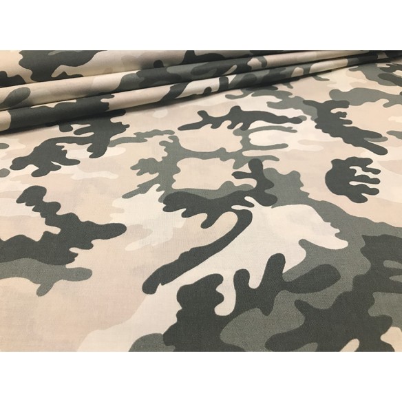 Cotton Fabric - Military Camo