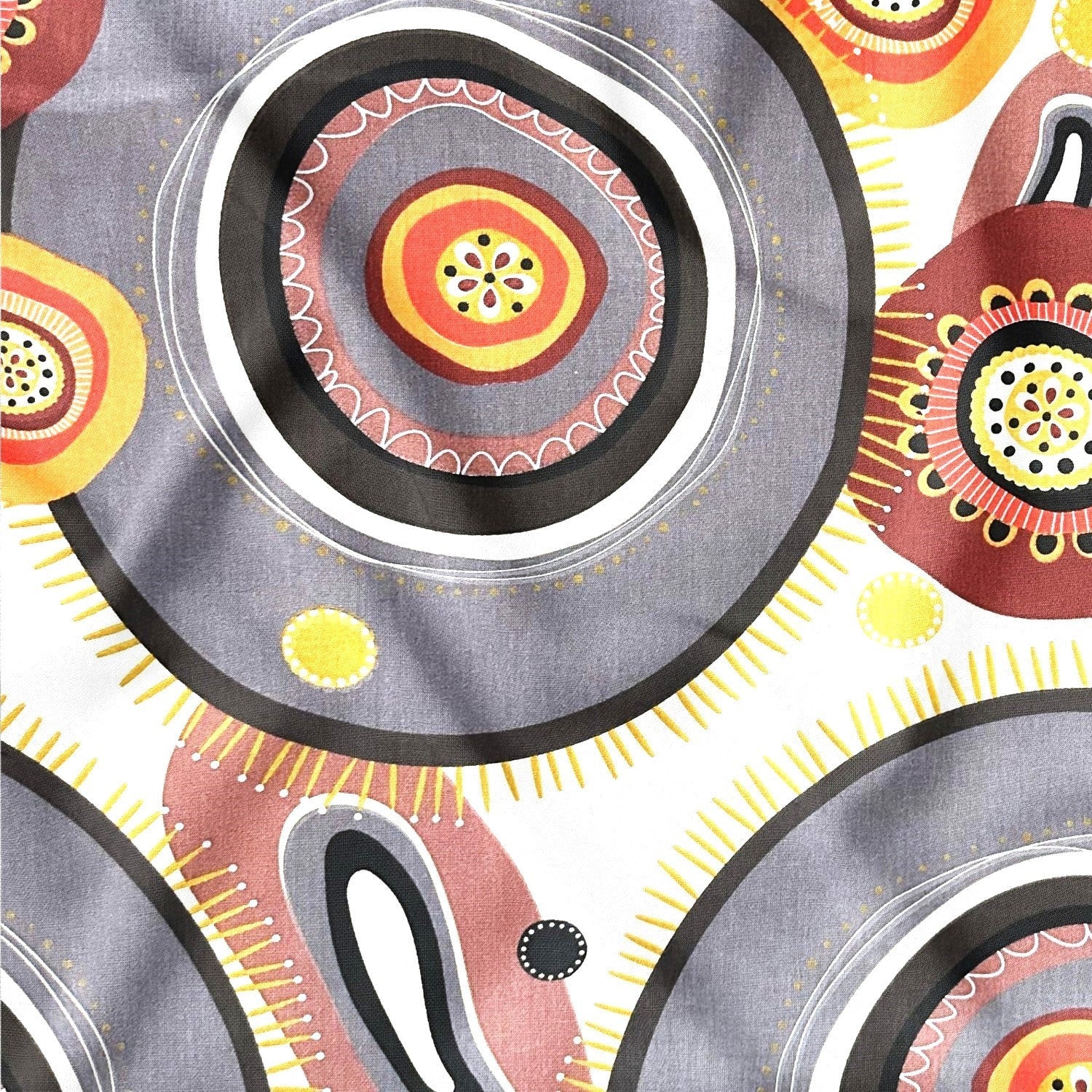 Oriental pattern cotton fabrics