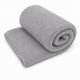 100% Merino Wool Sherpa Fabric - Natural Soft Wool Fleece for Blankets, Clothing & Home Décor - Grey