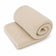 100% Merino Wool Sherpa Fabric - Natural Soft Wool Fleece for Blankets, Clothing & Home Décor - Ecru