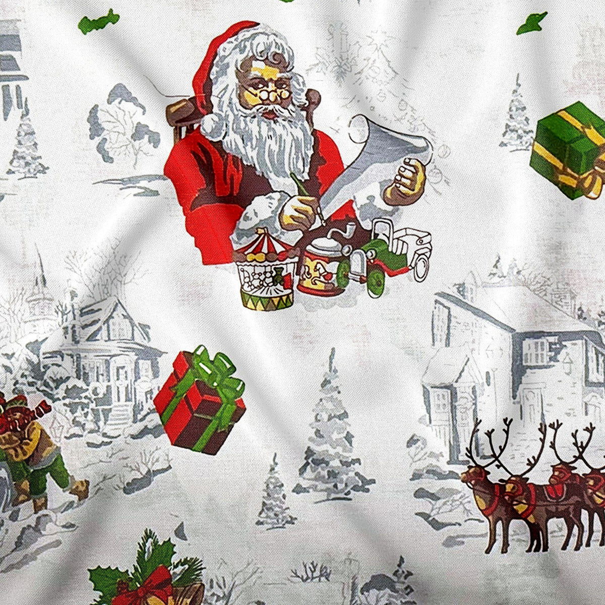 Cotton Fabric - Santa Claus