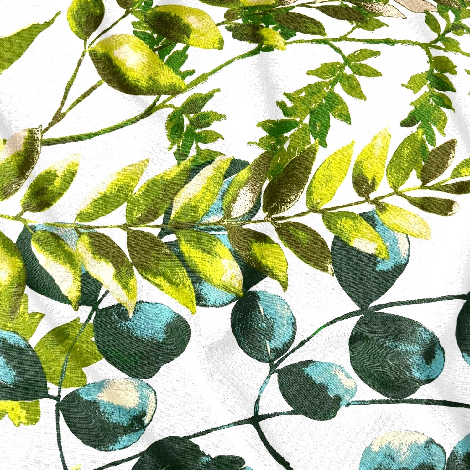 Cotton Fabric - Herbarium on White